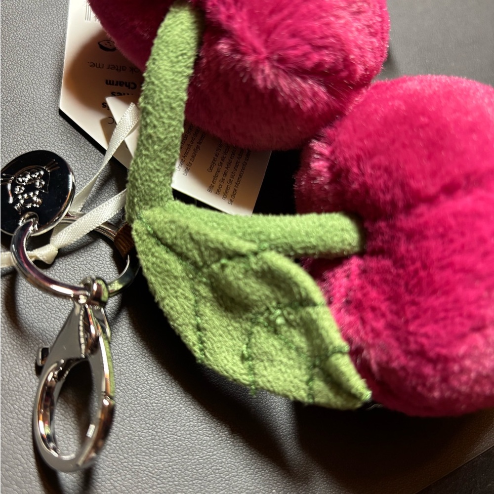 Jellycat Amusables Cherries Bag Charm - RETIRED - Picture 9 of 10